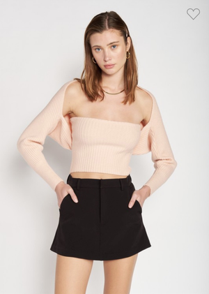 Two Piece Ribbed Top