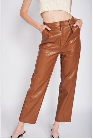 Leather Pant Set