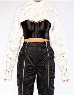 Crop Chunky Sweater