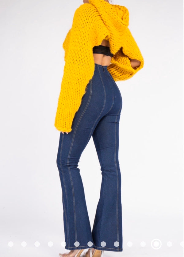 Crop Chunky Sweater