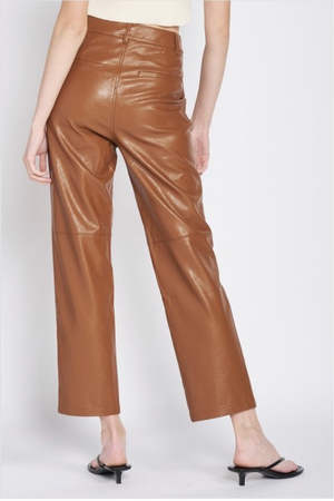 Leather Pant Set
