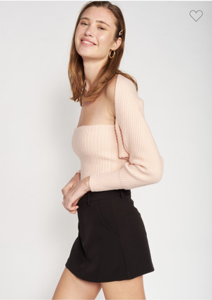 Two Piece Ribbed Top