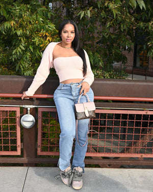 Two Piece Ribbed Top